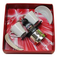 Confezione regalo caffettiera Top Moka Mini 2 tazze teflon