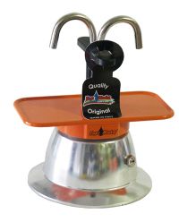 Caffettiera Mini 2 tazze ad induzione arancione