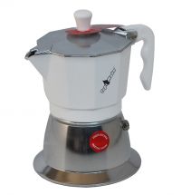 Caffettiera Topmoka bianca 6 tazze ad induzione