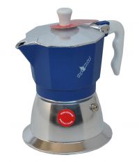 Caffettiera Topmoka blu 3 tazze ad induzione