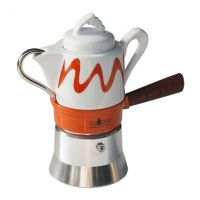 Caffettiera Top Moka Goccia arancione 