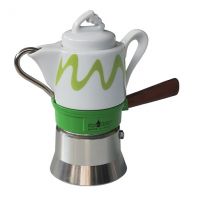 Caffettiera Top Moka Goccia verde