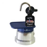 Caffettiera Mini 1 tazza blu argento