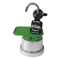 Caffettiera Mini 1 tazza verde argento