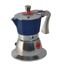 Caffettiera Supertop blu 2 tazze ad induzione