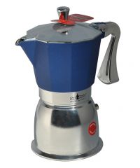 Caffettiera Supertop blu 6 tazze ad induzione