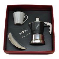 Confezione caffettiera Topmoka 1 tazza nera