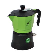 Caffettiera moka orziera 4 tazze verde