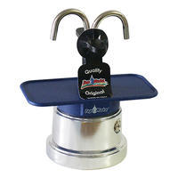 Caffettiera Mini 2 tazze blu argento