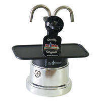 Caffettiera Mini 2 tazze teflon argento