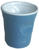 Bicchiere accartocciato Top Moka azzurro